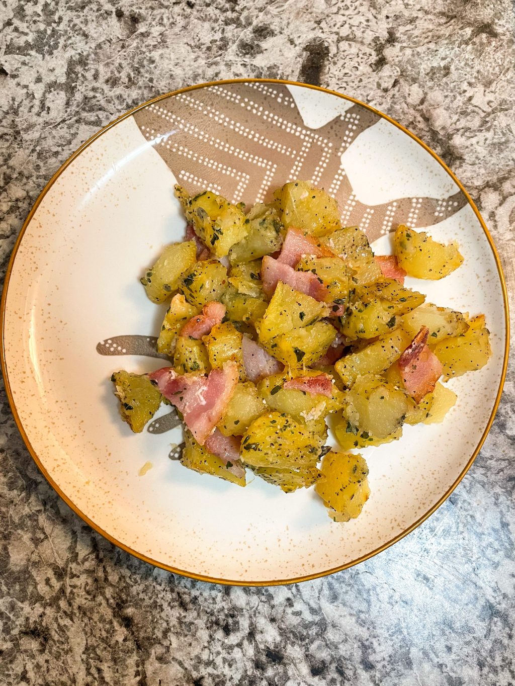 Bacon-cheese potatoes