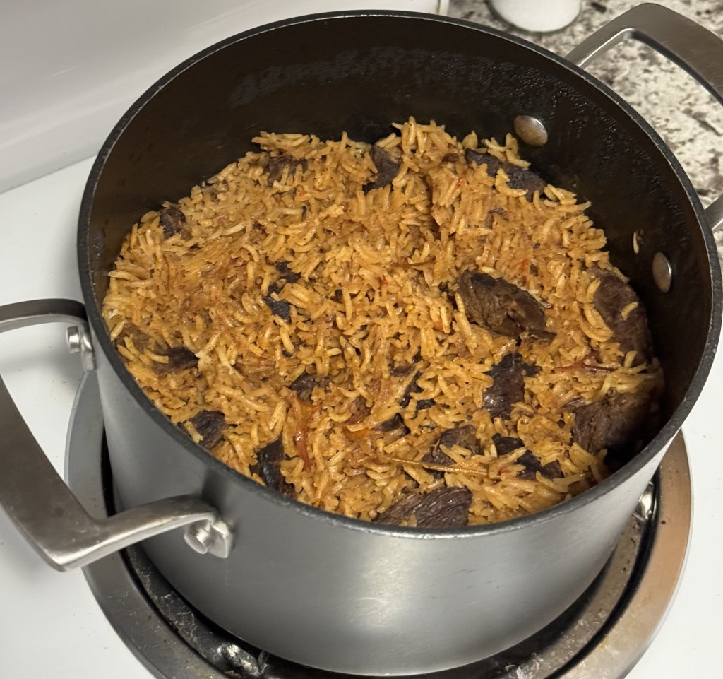 Fried rice with&nbsp;beef